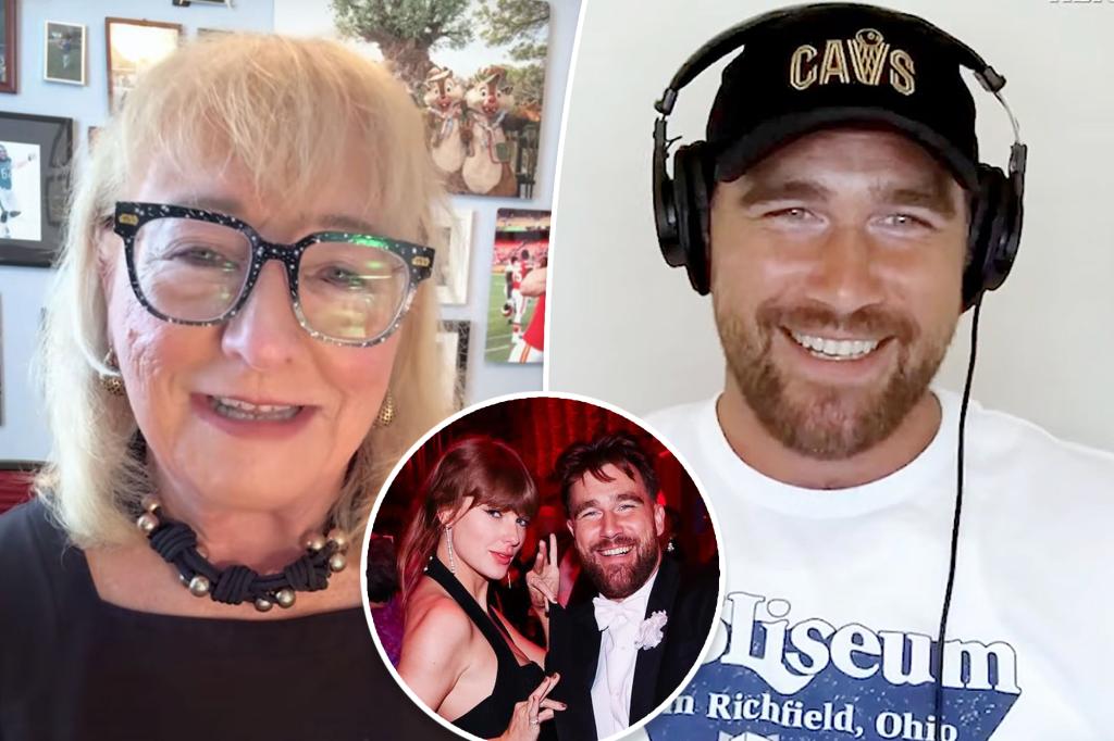 Travis Kelce’s mom puts NFL star’s pre-Taylor Swift dating life on blast: ‘You told me zero’