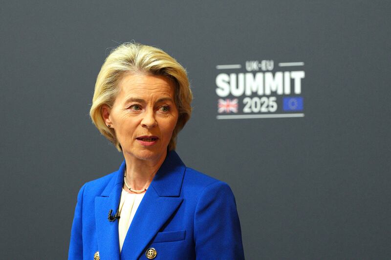 Ursula von der Leyen, president of the European Commission, said the U.S. and EU "share the world’s most consequential and close trade relationship."