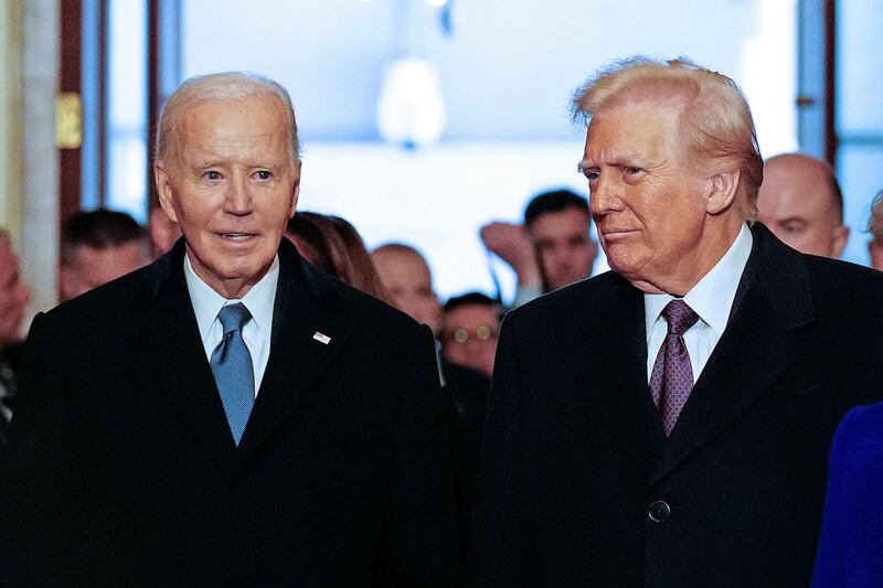 Joe Biden and Donald Trump.