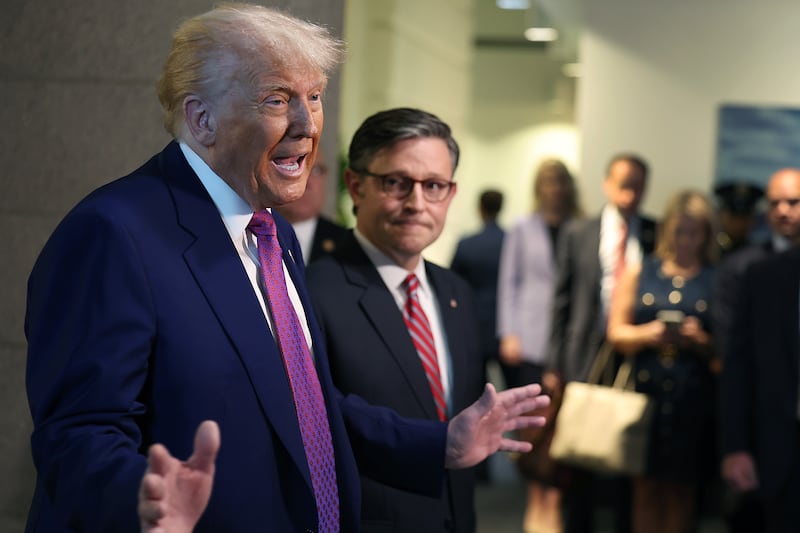 Speaker of the House Mike Johnson aims to finalize President Donald Trump's