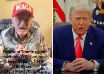 Trump surprises 104-year-old WWII vet with birthday message after viral TikTok