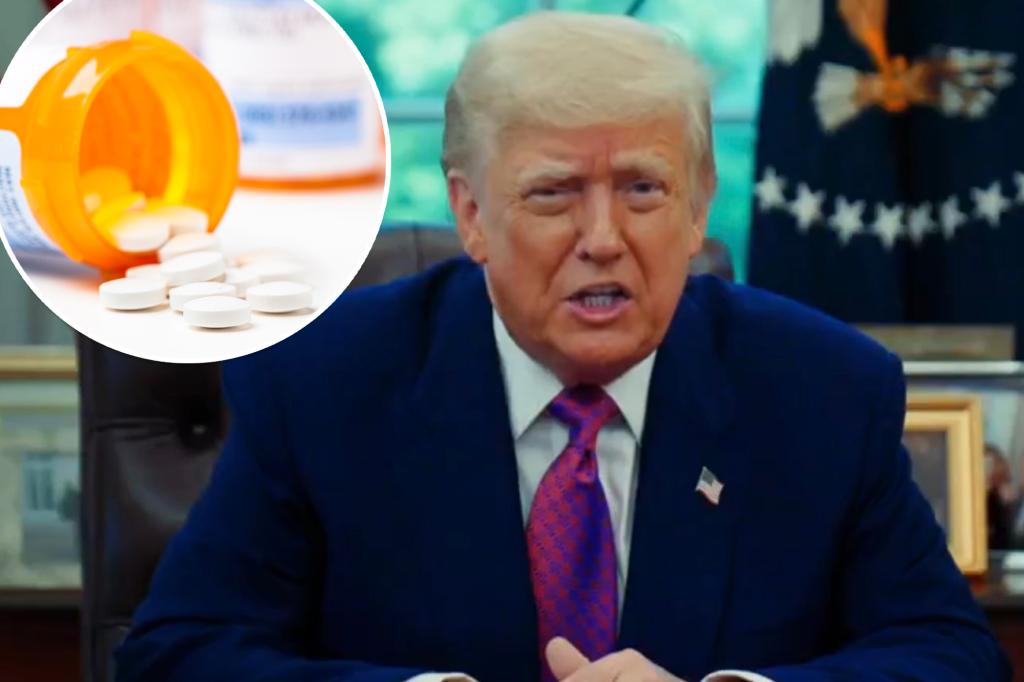 Trump to sign executive order to cut prescription drug prices by 30% to 80% — he says to match other countries