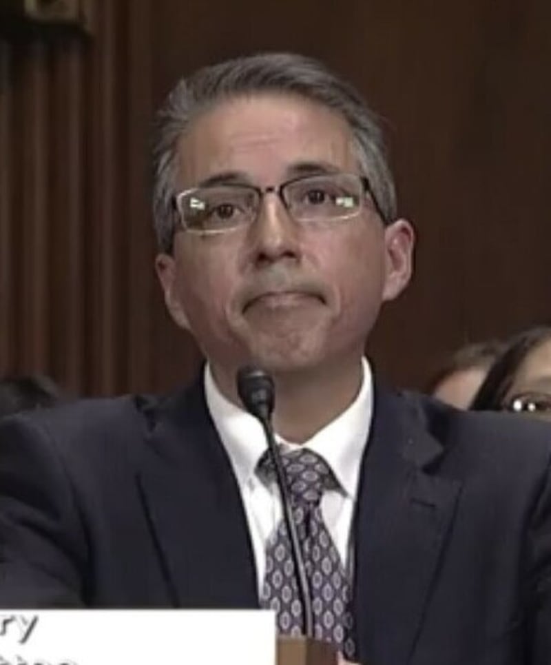 Judge Fernando Rodriguez Jr in 2017, a year before he was given a lifetime appointment by President Donald Trump.