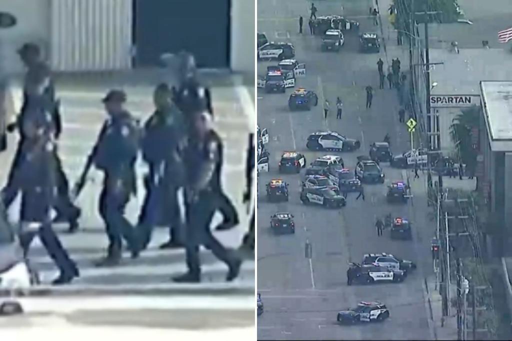 Two women shot on campus of technical college near Los Angeles