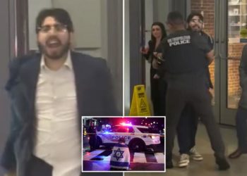 Video shows moment suspected gunman outside Jewish Museum is arrested while shouting ‘Free free Palestine’ as witnesses describe helping him before realizing he was the killer