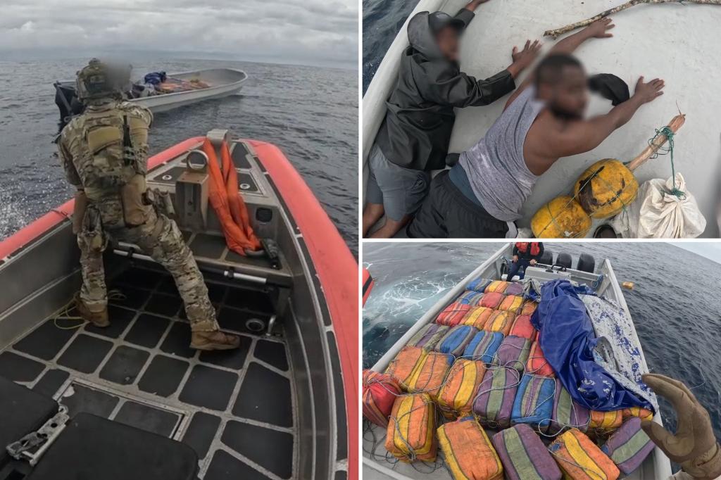 Viral Coast Guard video shows dramatic arrest of suspected drug smugglers in open ocean