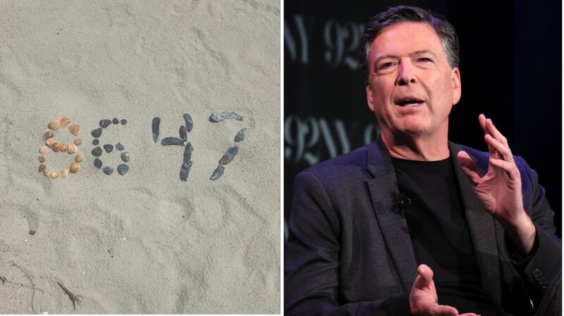 MAGAworld saw more than just seashells in a now-deleted Instagram post by James Comey.