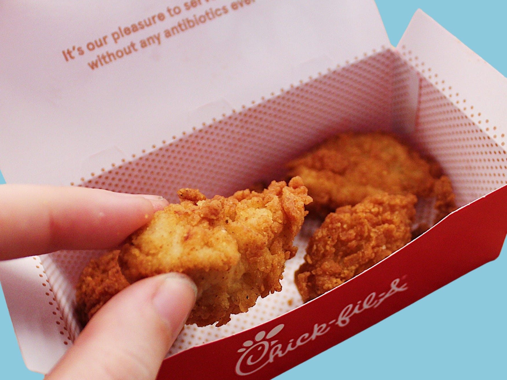 chick fil a chicken nuggets
