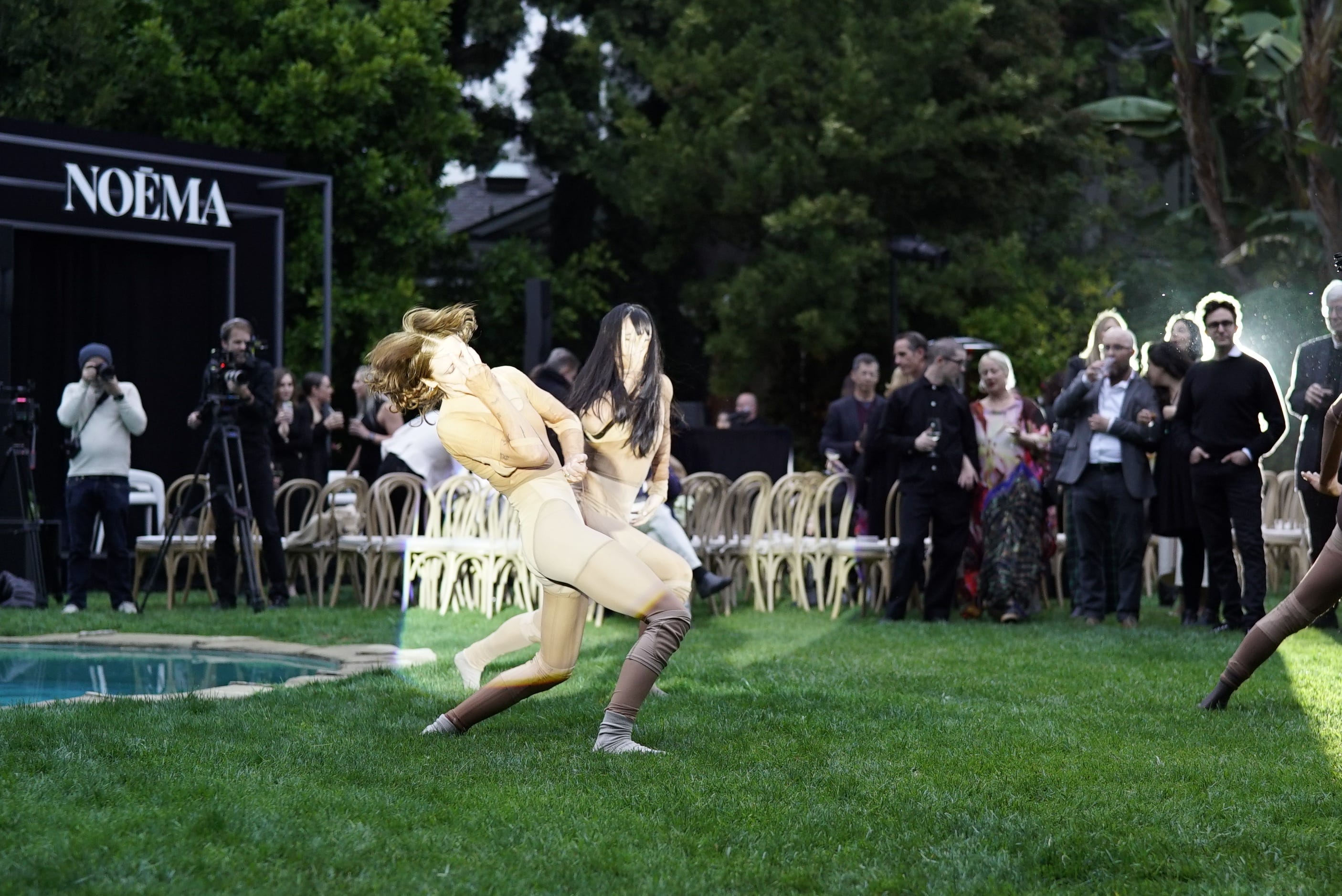 A party to celebrate Noema magazine's fifth anniversary was one of many nighttime events at this year's Milken Global Conference.