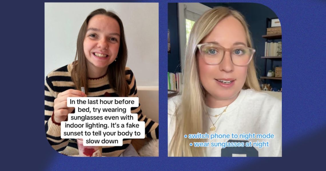 Wearing Sunglasses Before Bed Might Be The Ultimate Sleep Hack