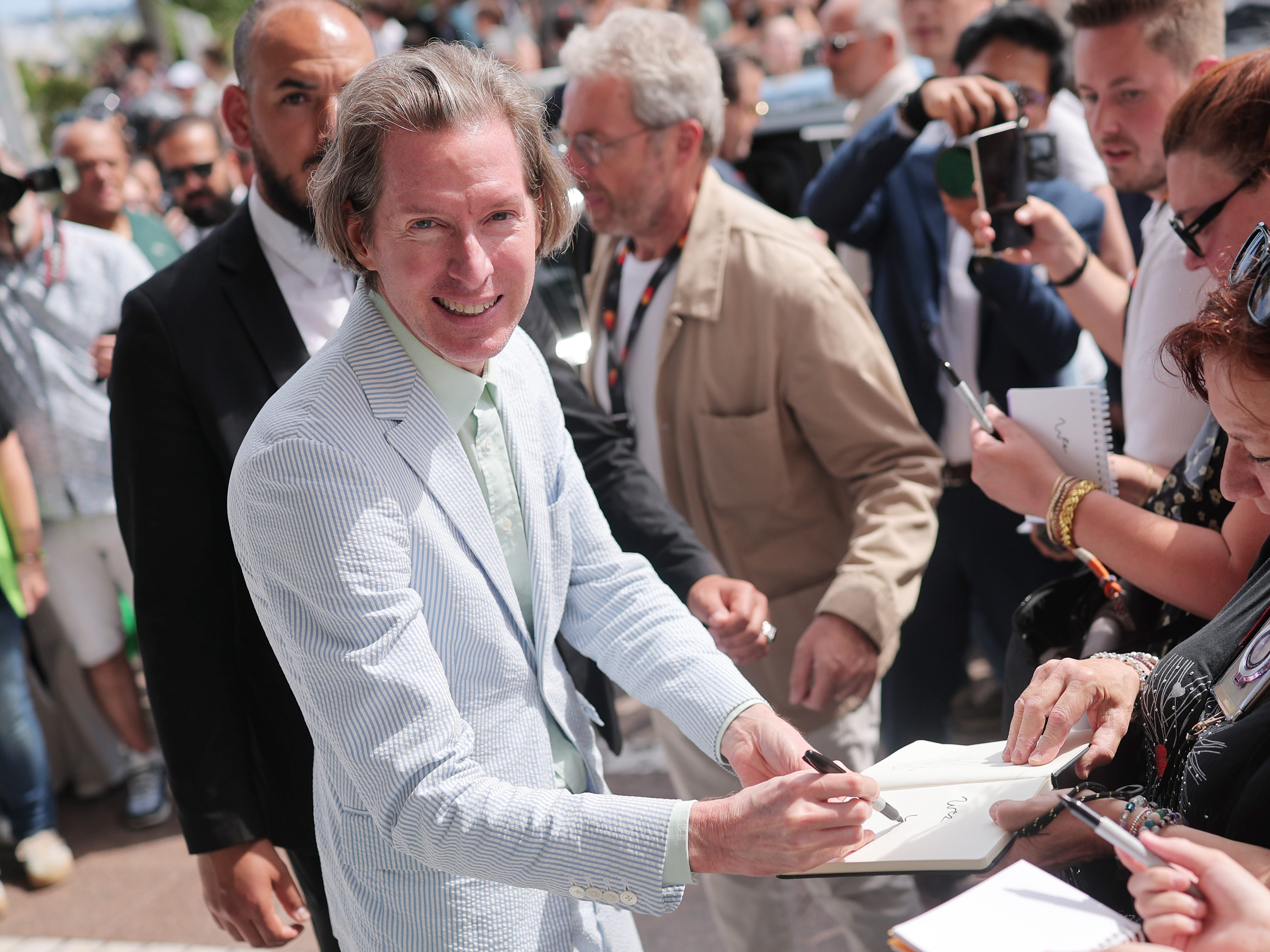 Wes Anderson at the 78th Cannes Film Festival this week.