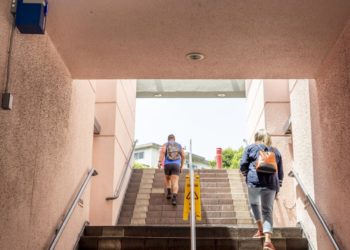 West Hollywood shopping center installs chirping device to discourage homeless from camping out. Will it work?