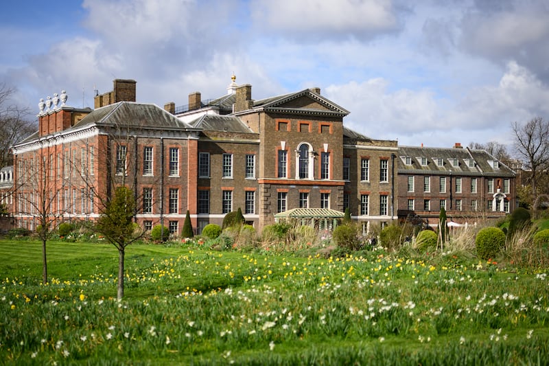A general view of Kensington Palace, the London residence of the Prince and Princess of Wales, on March 23, 2024 in London, England.