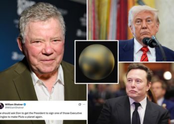 William Shatner makes planetary plea to Trump, Elon Musk: Make Pluto great again