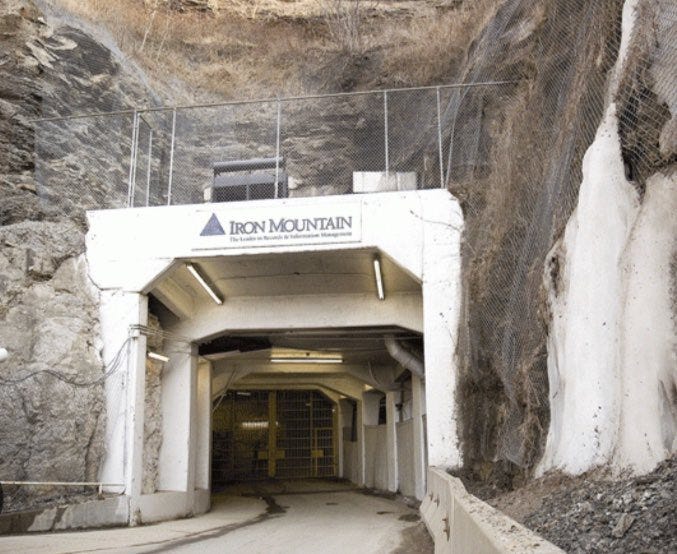 Iron Mountain mine at 1137 Branchton Road, Boyers, Pennsylvania