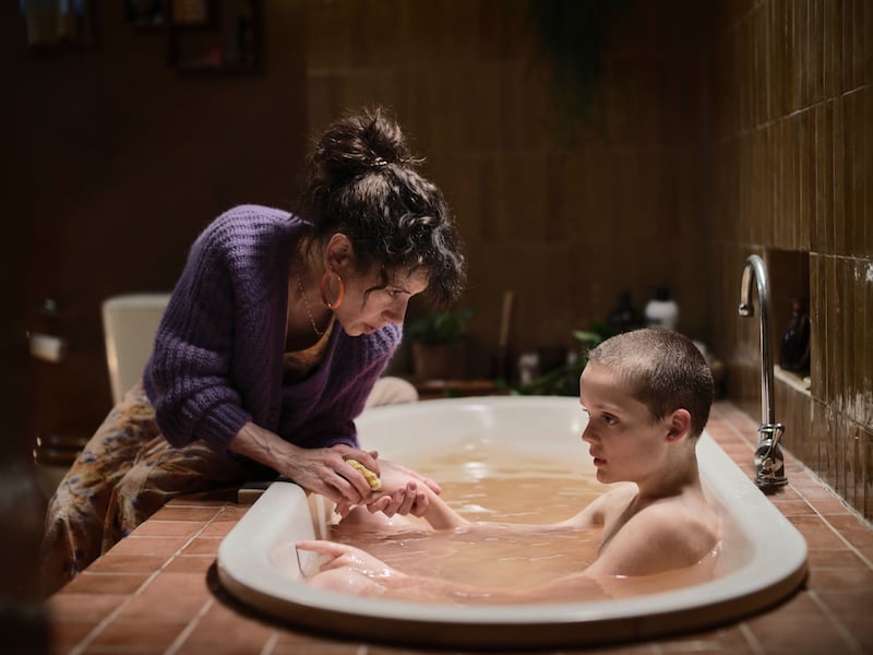 Sally Hawkins and Jonah Wren Phillips