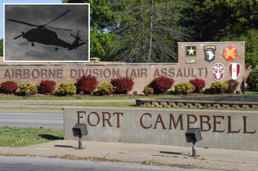 1 soldier killed, another injured in helicopter crash during training exercise at Kentucky Army base