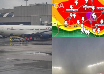 100 Delta planes pulled for damage inspection after hailstorm pummels Hartsfield-Jackson Atlanta International Airport