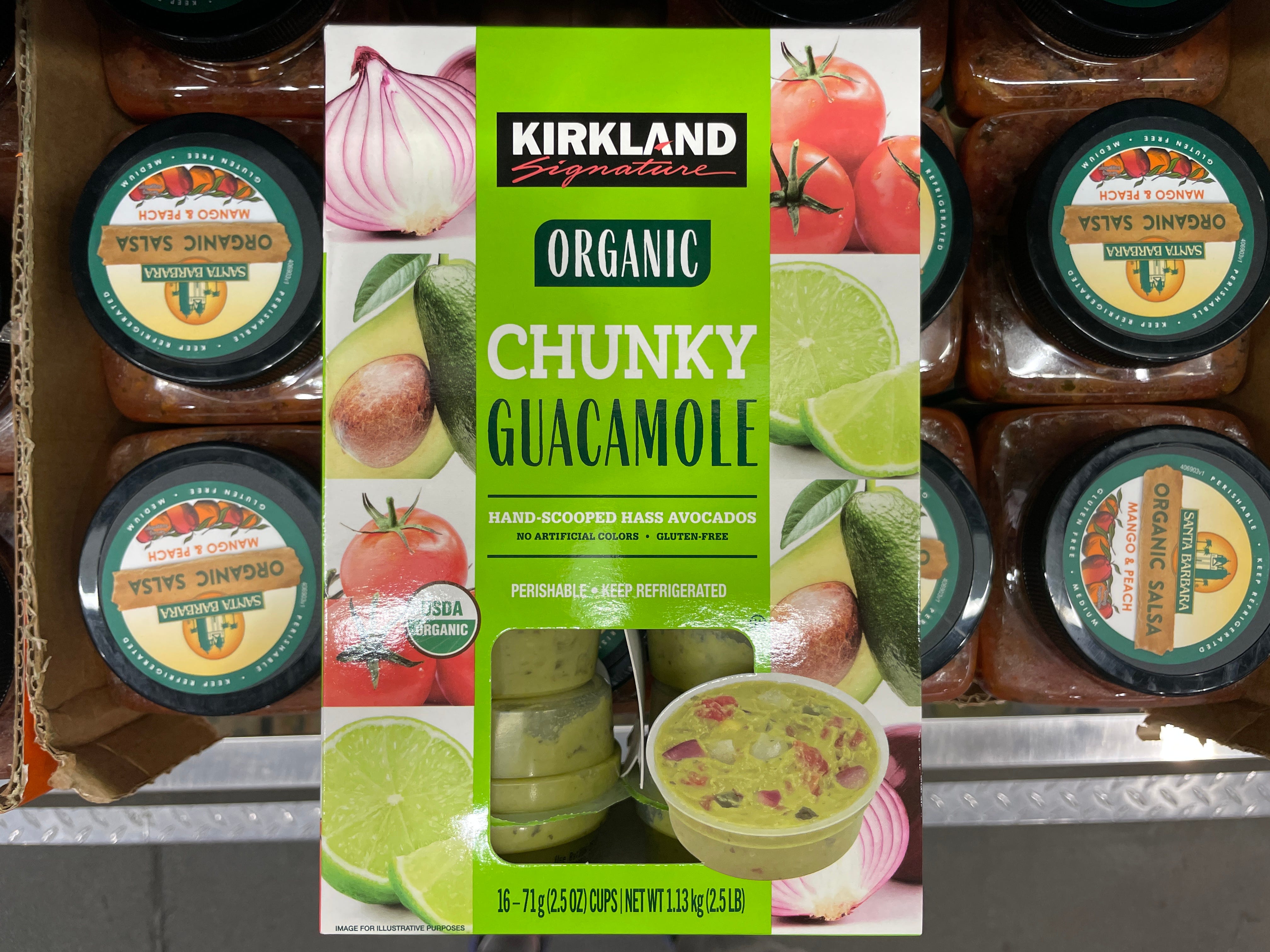 Kirkland Signature chunky guacamole packs 