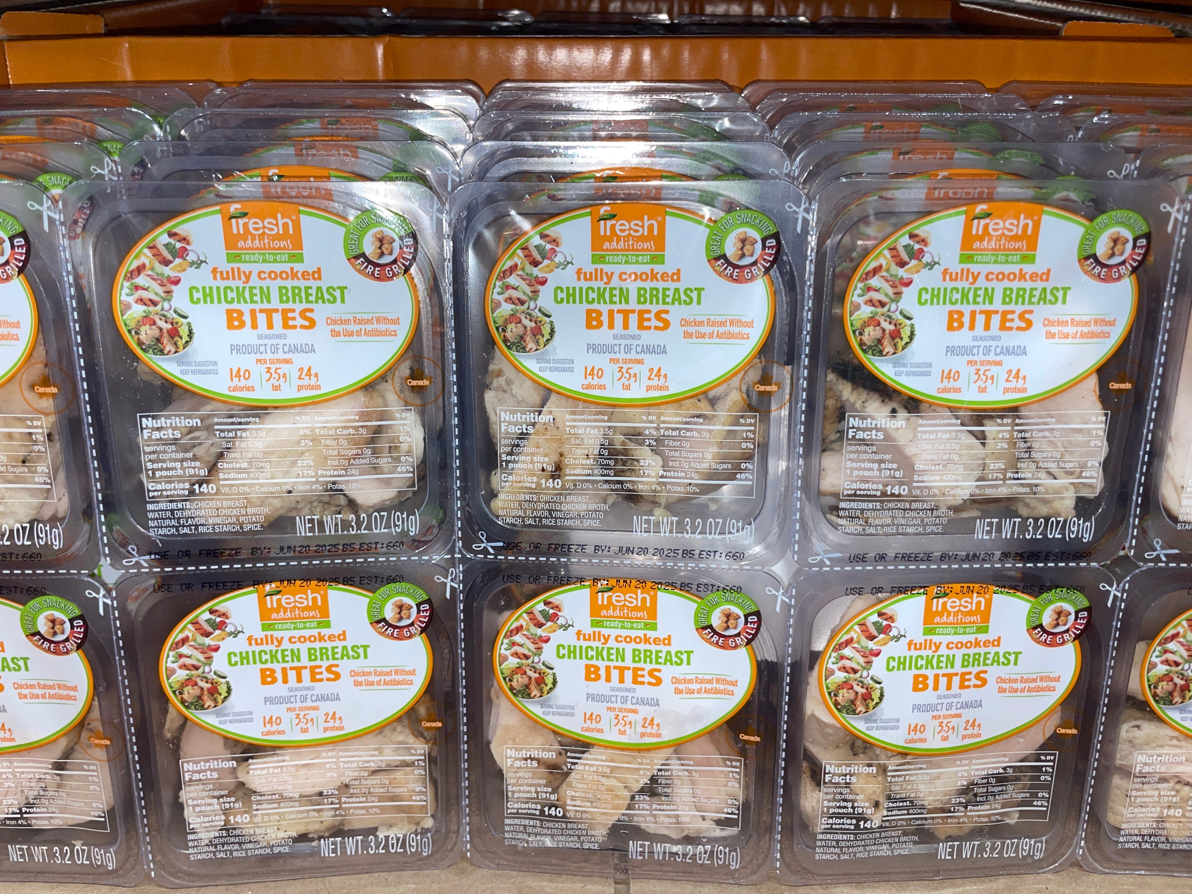 Chicken breast bites in Costco