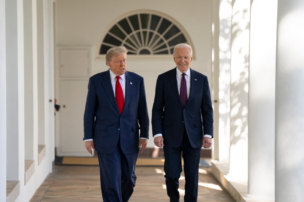President Trump, former President Joe Biden