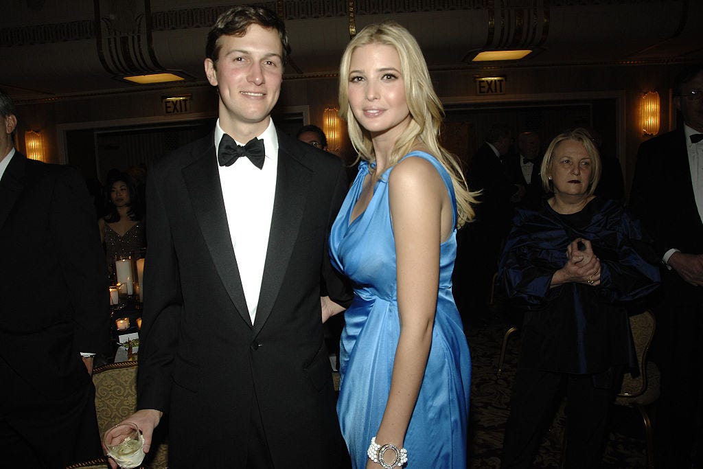 Jared Kushner and Ivanka Trump in 2008.