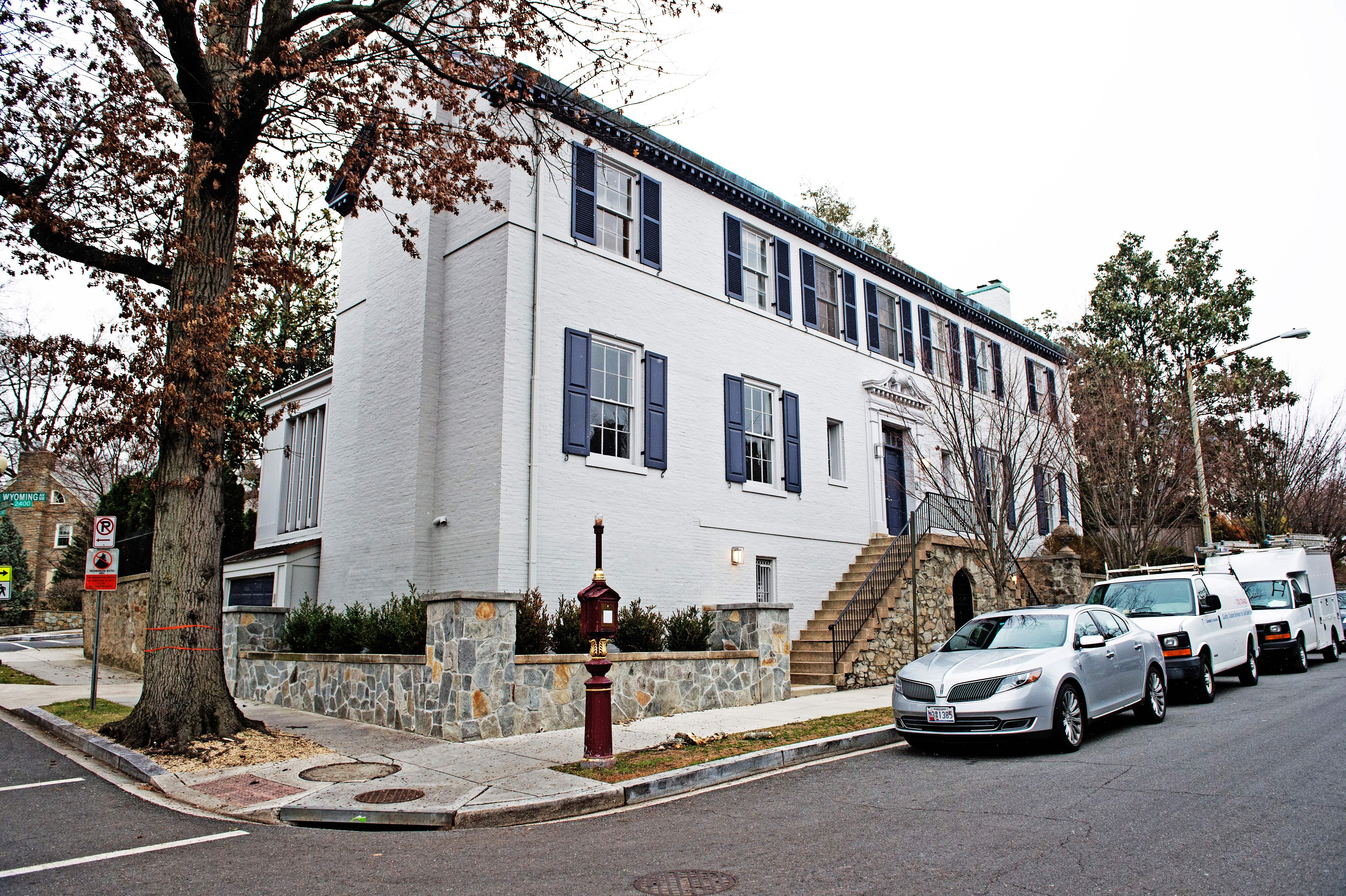Jared Kushner and Ivanka Trump's house in Washington DC