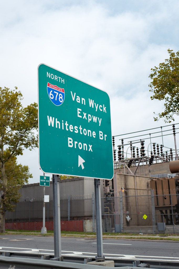 A sign for the Van Wyck Expressway.