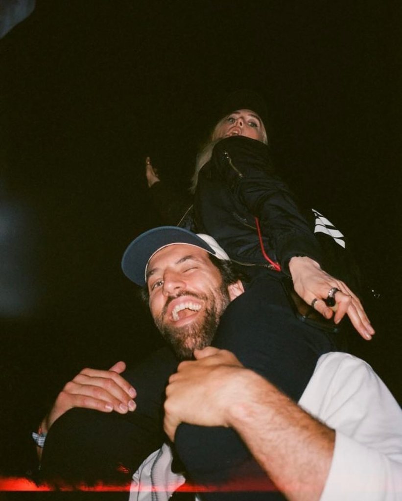 Vanessa Kirby with her fiancé, lacrosse player Paul Rabil.