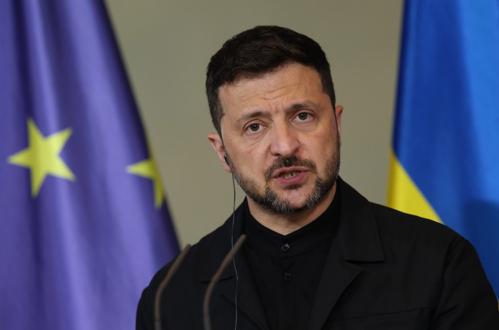 Ukrainian President Volodymyr Zelensky