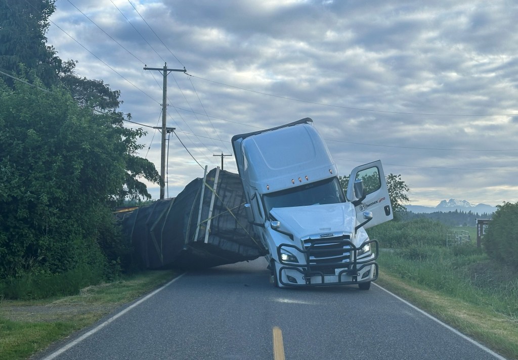 A truck crash carrying bee hives released 250 million bees in northern Washington state.