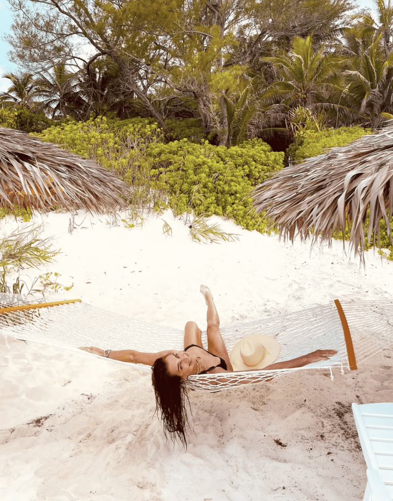 Brooke Shields celebrated her 60th birthday on the beach.