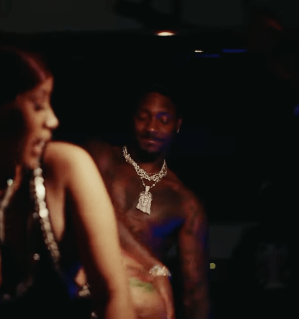 Cardi B twerking on Stefon Diggs