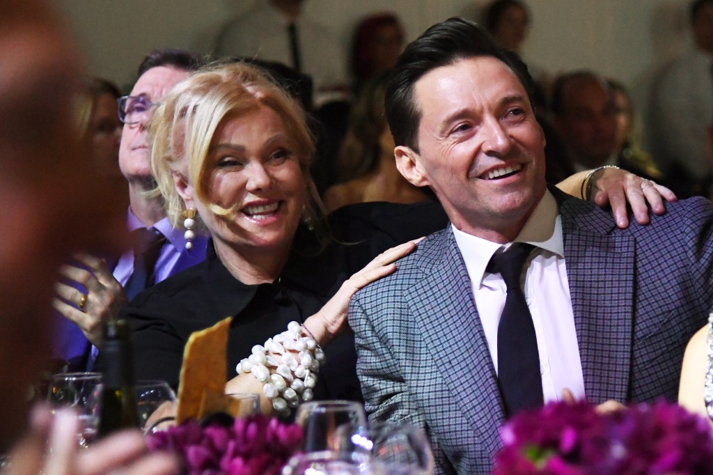 Deborra-Lee Furness and Hugh Jackman in October 2018