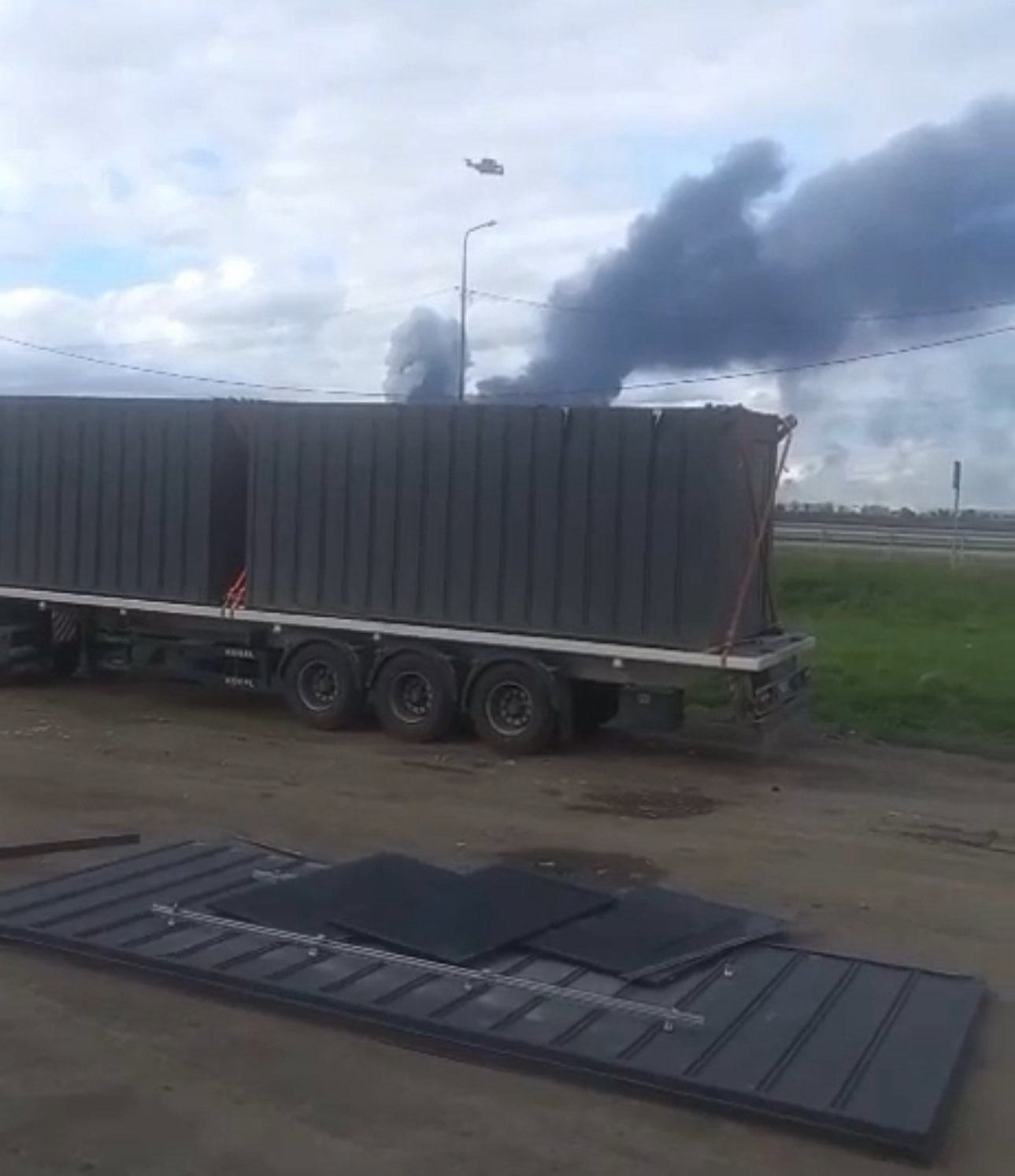 Ukraine's Security Service used containers carried on trucks to smuggle attack drones near Russian military bases.