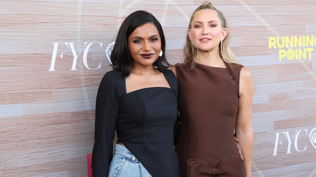 Kate Hudson Says Mindy Kaling Was Giving Notes On ‘Running Point’ From The Hospital: “Isn’t Mindy Literally In Labor?”