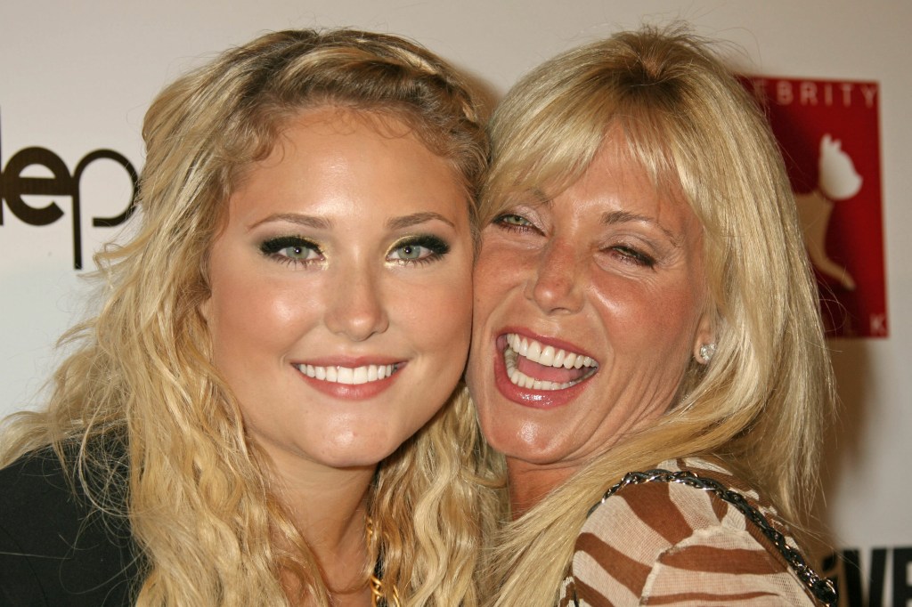Pamela Bach with her daughter Hayley.
