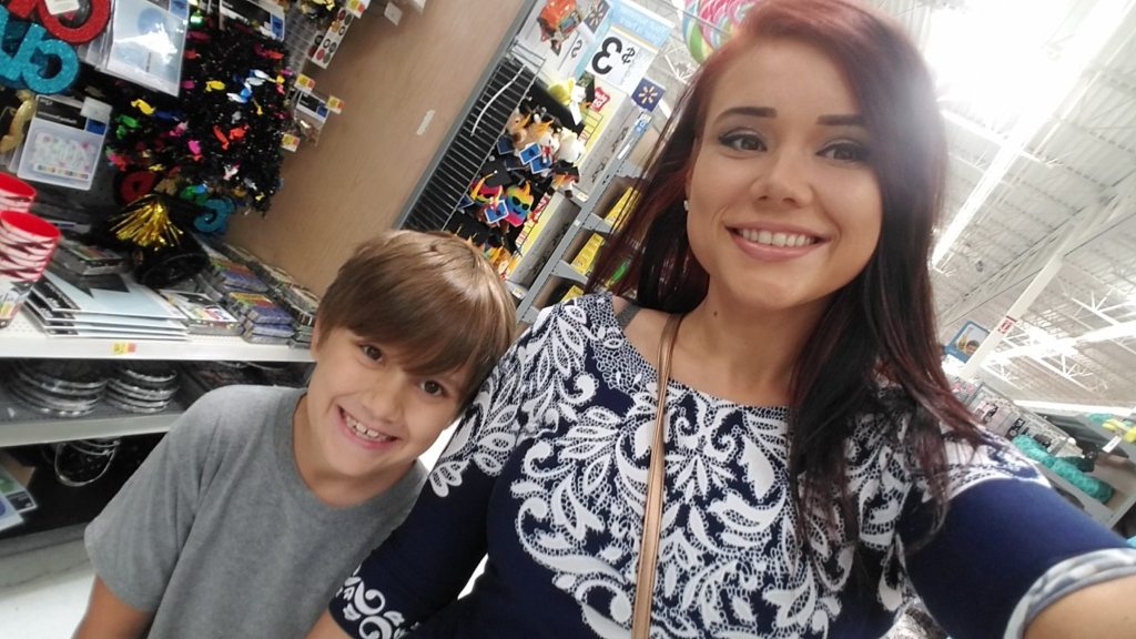Whitney Purvis and son