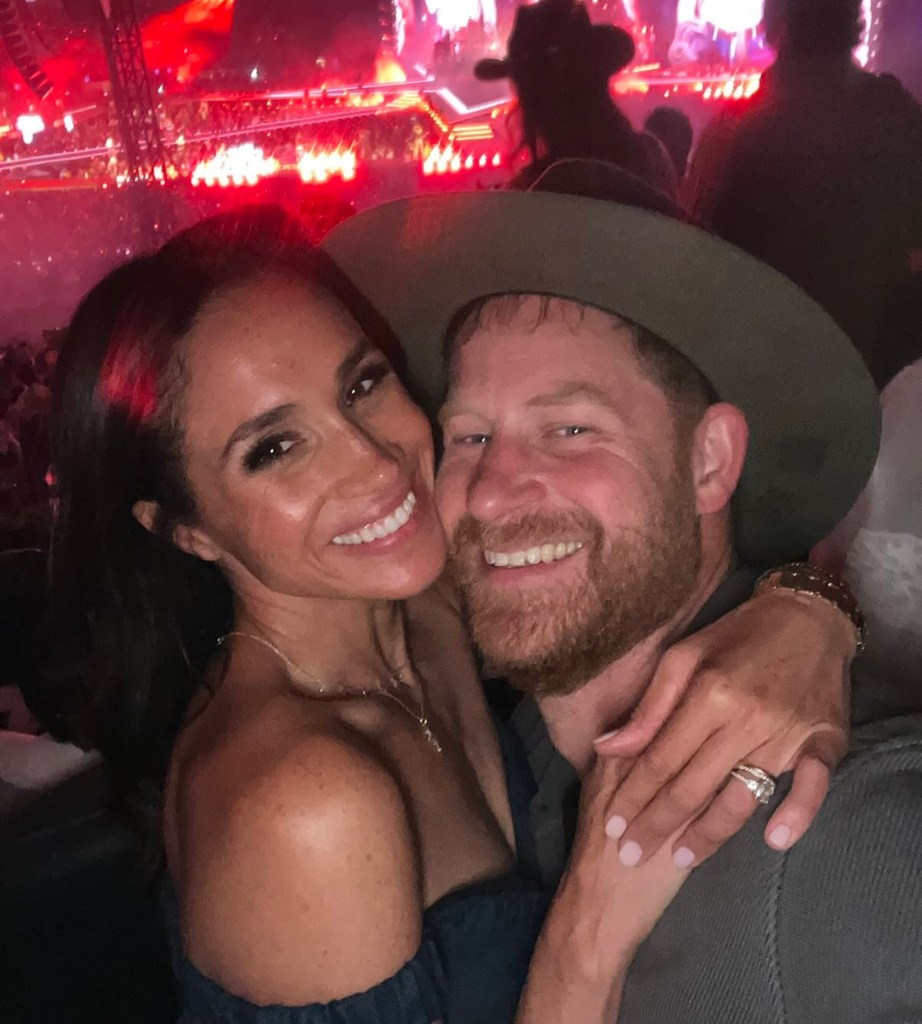 Prince Harry and Meghan Markle via Instagram in May 2025