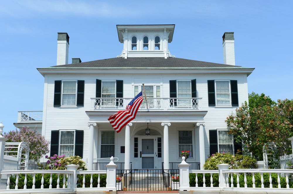 The governor's mansion in Augusta, Maine.