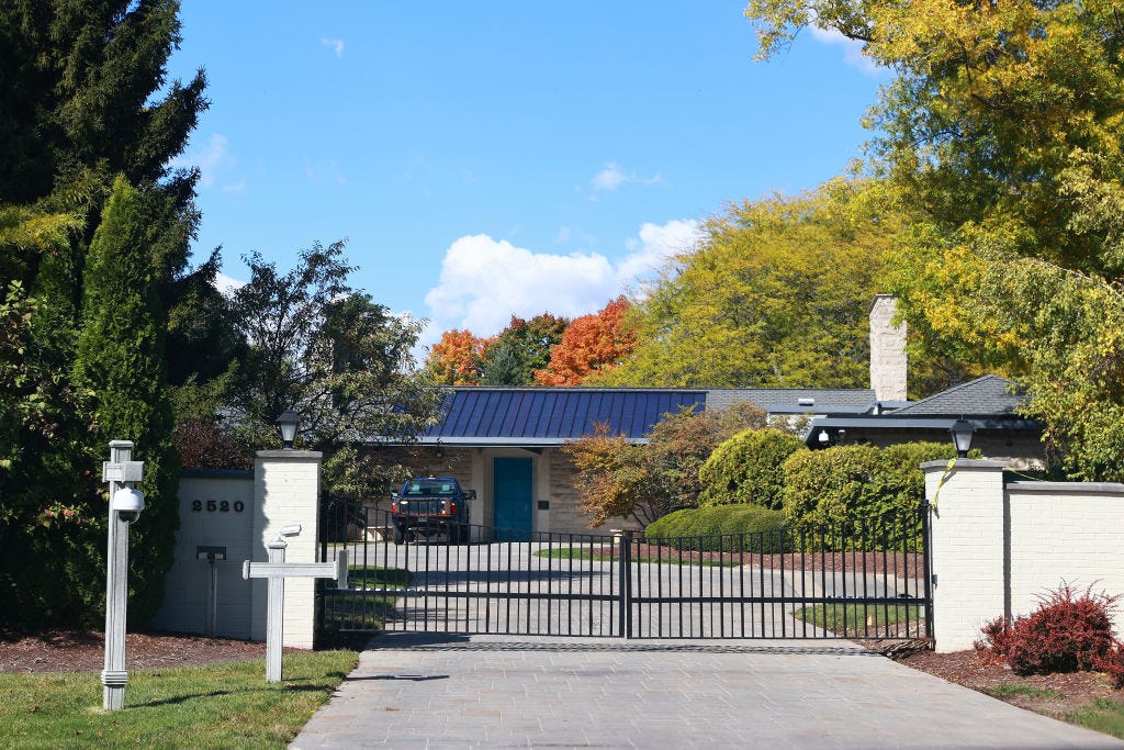 The Michigan governor's mansion.