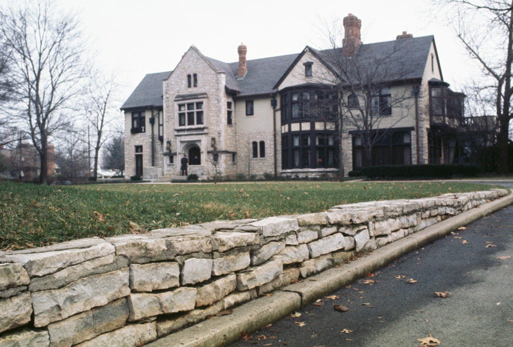 The governor's mansion in Columbus, Ohio.