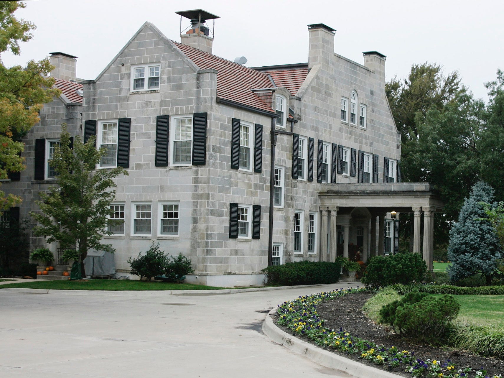 The Oklahoma governor's mansion