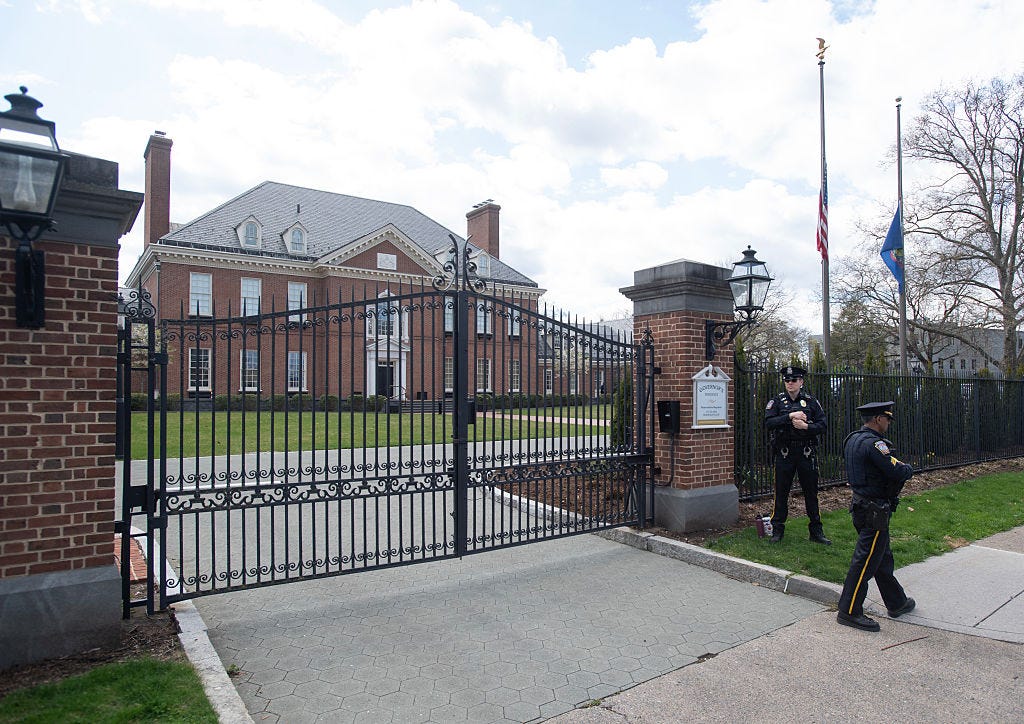 The governor's mansion in Harrisburg, Pennsylvania.
