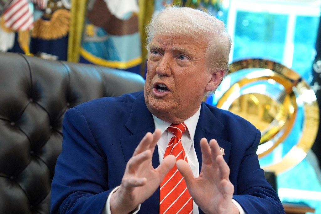 Donald Trump speaking.