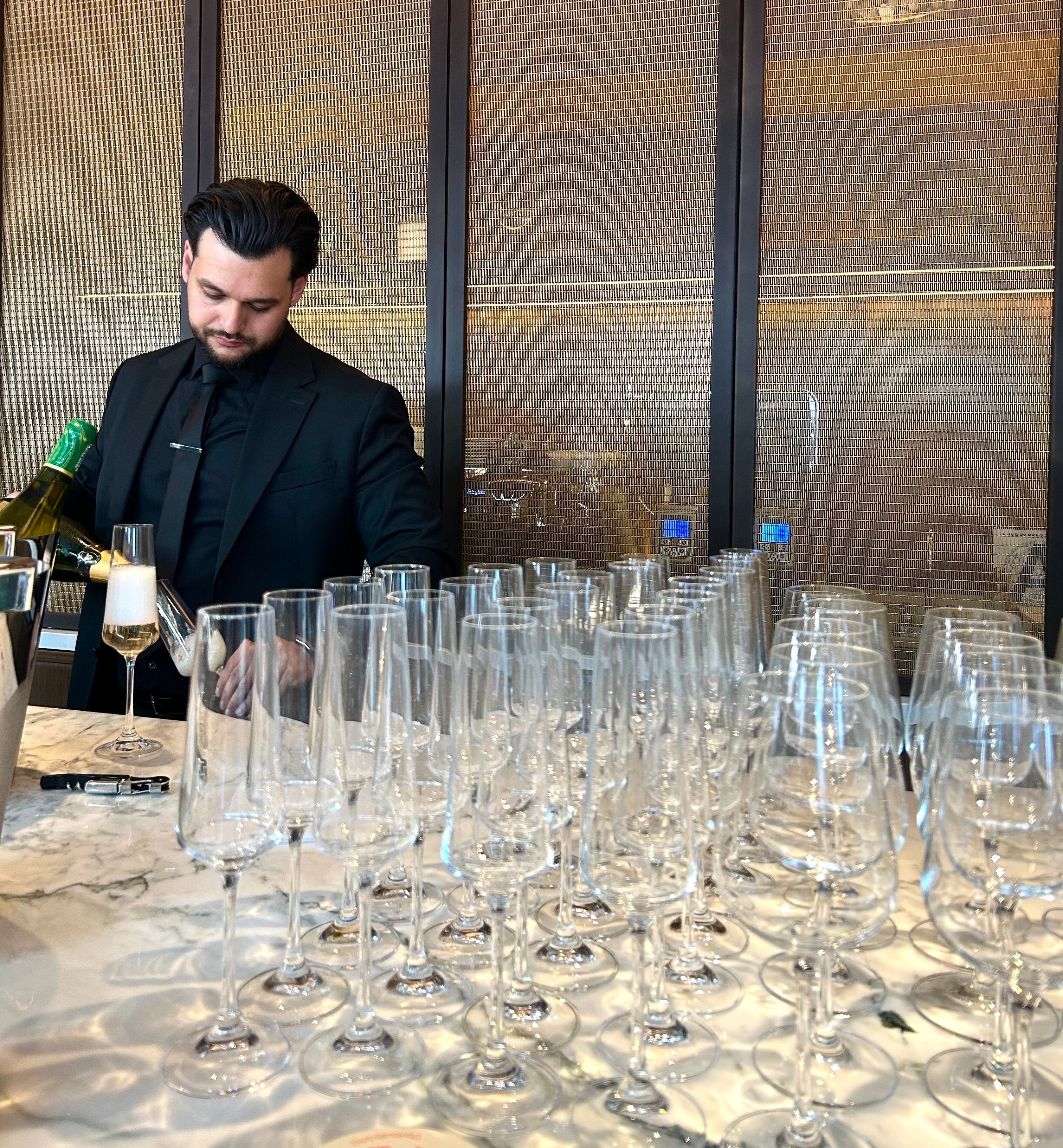Bartender at IBM Tech Week event