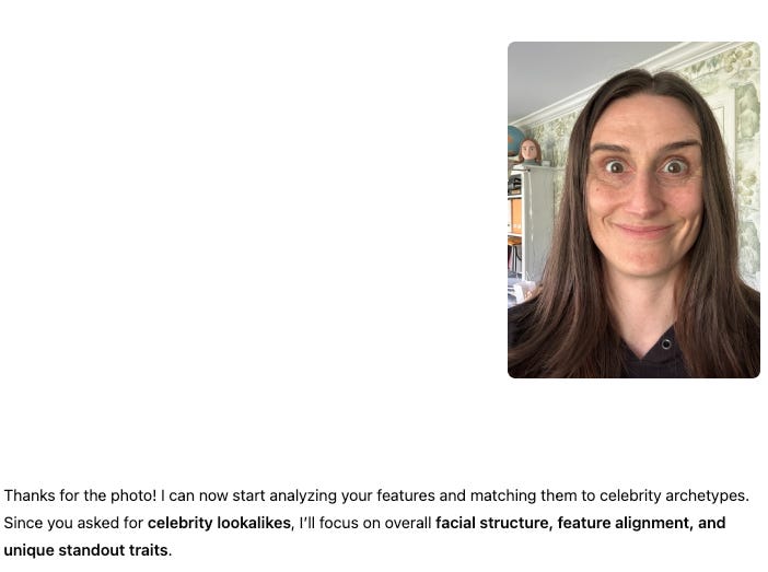 photo of woman in a chatbot