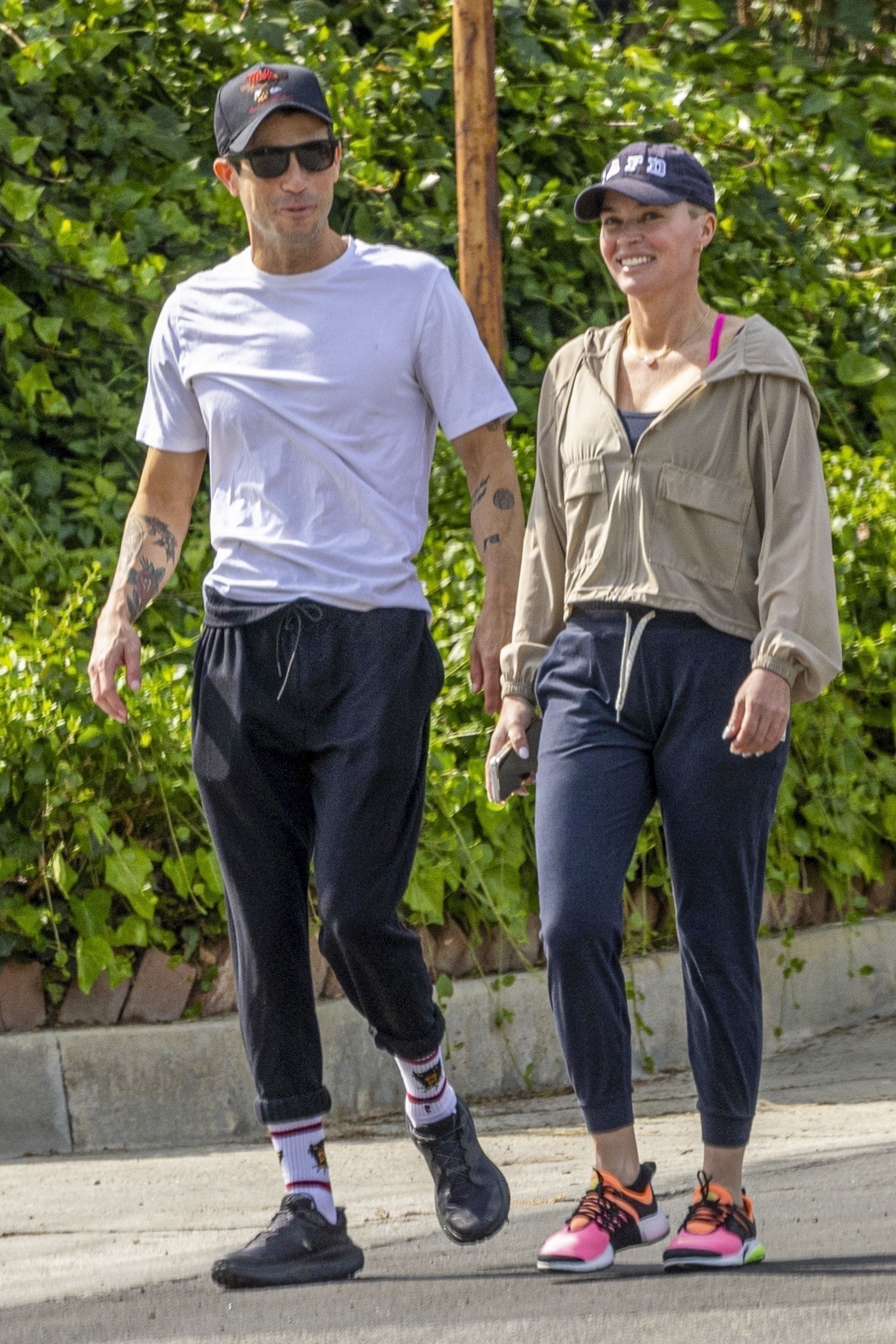 Teddi Mellencamp and rumored boyfriend on a stroll