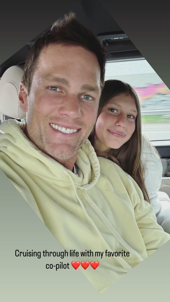 Tom Brady with daughter Vivian.