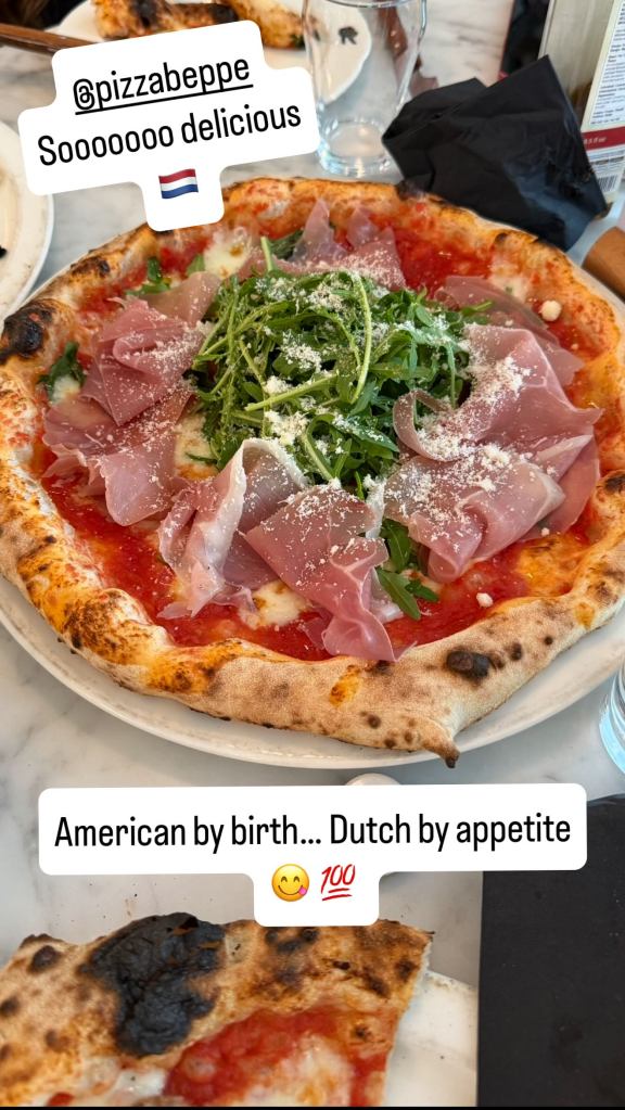 Pizza Tom Brady posted on social media.